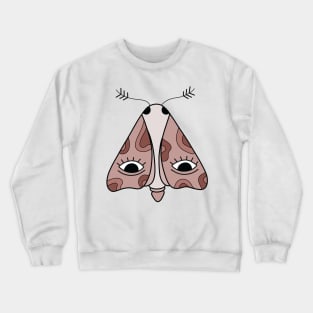 Moth with eyes Crewneck Sweatshirt